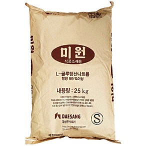 대상 미원S 25kg L-글루탐산나트륨, 1개