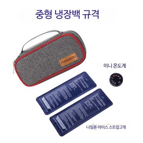 파우치 보관 약 케이스 인슐린 백 쿨링 온도표시 휴대용 당뇨 보냉 쿨러