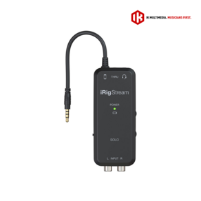 IK Multimedia iRig Steam Solo 모바일 스트리밍 인터페이스