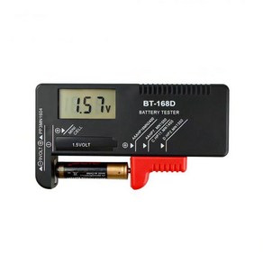 BT-168 Po 디지털 배터리 테스터 LCD 디스플레이 C D N AA AAA 9V 1.5V 단추 셀 용량 확인 감지기, 1개