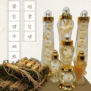 인삼주 꽃인삼주 인삼 꽃 주 만들기 인삼주 선물 세트 400mL 500mL 1L 1.5L 1.6L 1.8L 2L 3L, 꼬마병, 매화꽃, 1개