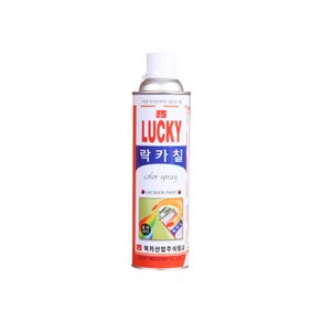 럭키 LK337 칼라 락카 스프레이 페인트 중회색 420ml 5개, 1세트