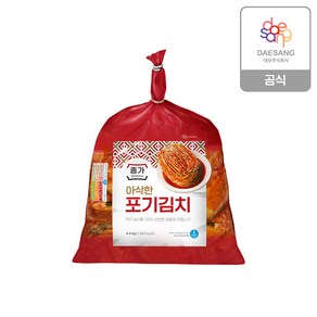 [01/24(금) 오전 09시 명절배송 마감][종가] 아삭한 포기김치 4.4kg, 1개