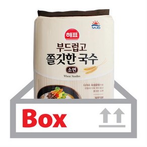 부드럽 소면 국수 박스 식품 면류 kg 해표 ea 라면, 3kg, 1개