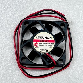 SUNON HA40101V4-000C-999 12V 0.8W 2선 40x40x10mm 수논 썬 냉각팬 쿨러, 1개