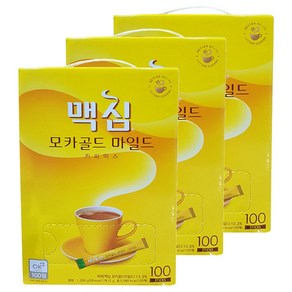 맥심 모카골드 마일드 커피 믹스, 12g, 100개입, 3개