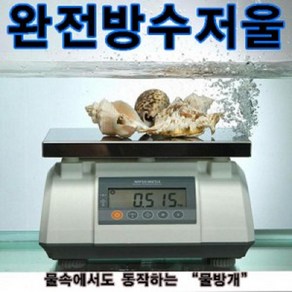 O대동상사 방수전자저울 6kg(2g) 횟집 수산시장 완전방수 국내산, 1개