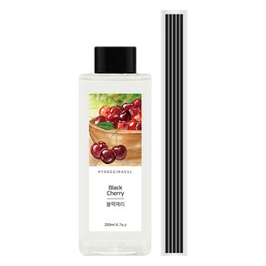 THS 더허브샵 향기마을 디퓨저 리필오일200ml 10종택1, 블랙체리 04032, 200ml, 1개