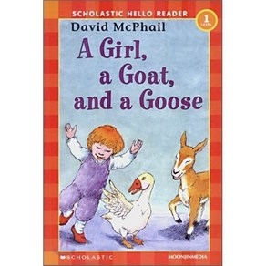 Scholastic Hello Reade Level 1-48 : A Gil a Goat and a Goose (Book+CD Set)