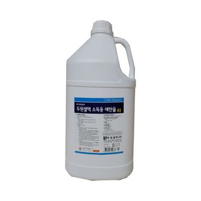 두원셀텍 소독용에탄올 4리터 83프로, 4개, 4L