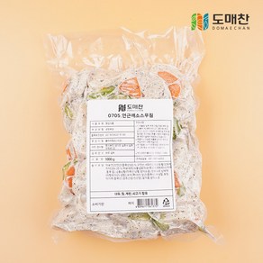 대용량 반찬 연근깨소스무침 1kg 연근 샐러드 연근무침