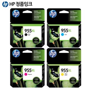 정품HP NO.955XL 4색 L0S72AA/69AA/66AA/63AA (HP8210/8710), 1개