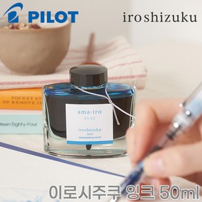 파이롯트 병잉크 이로시주쿠 50ml, 1개, 죽탄 (타케스미)