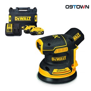 디월트 DCW210P2 충전 원형 샌더 20V 5.0Ah 2팩 5인치