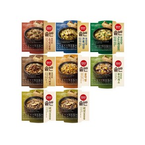CJ 햇반 솥반 7종 맛보기 세트 (8입)