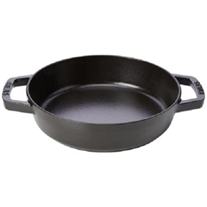 Staub 스타우브 더블핸들 후라이팬 20cm 블랙, 미포함, 1개