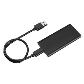 HDD 인클로저MSATA-USB 3.1 c타입 SSD 인클로저 알루미늄 휴대용 하드 드라이브 케이스 3*3/3*5cm 미니, [03] Black, 03 Black