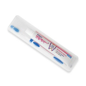 안티프라그 여행용 치약 칫솔 휴대용 치약칫솔세트 판촉물, 1개