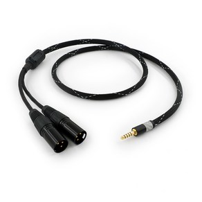 Canae L-4E6S 스타 쿼드 하이엔드 HIFI 밸런스 4.4mm-2 XLR 오디오 케이블 일본 0.5m 1m 5m, 02 2m, 02 2m, 한개옵션2