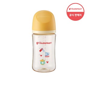 더블하트 모유실감 3세대 PPSU 한글 사랑해 240ml (M젖꼭지포함), 3개