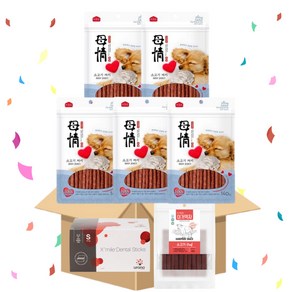 아스쿠 모정 소고기져키 140gx5개 + 이거먹지소고기져키100g+우라노엑스마일먹는치약덴탈껌1p