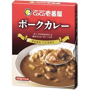 1+1 CoCo 이치반야 레토르트 포크 카레 5개입, 220g, 2개