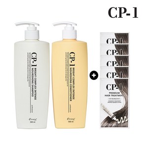 CP-1 단백질샴푸 500ml x 1 + 컨디셔너 500ml, 1개