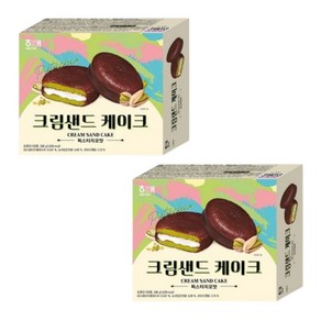 해태 크림샌드 케이크 피스타치오맛, 2개, 336g