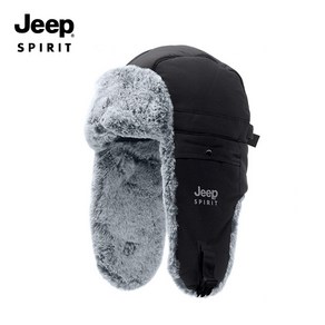 JEEP SPIRIT 남성 겨울 방한모 귀달이 털 모자 A0406