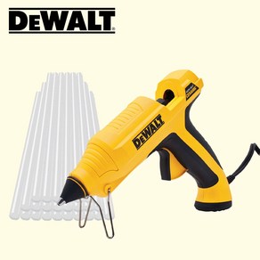 DEWALT 디월트 140W 급속 히팅 글루건 + 국산 핫멜트 11mm 600g 글루스틱 세트