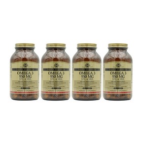 솔가 트리플 스트렝스 오메가 3 950mg 소프트젤, 100정, 4개