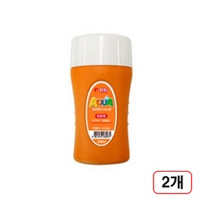 티티)아쿠아대용량물감(주황/220ML) 2개입