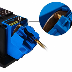 드릴날연마기 전동드릴비트연마기 드릴비트연마기 가위 칼 목공 트리머 마모 손상 가공 공장 목수 나사 이중 자동 연삭 그라인더 샌딩 전동 연삭기 공구 기리 휴대용 간편 다용도, 1개