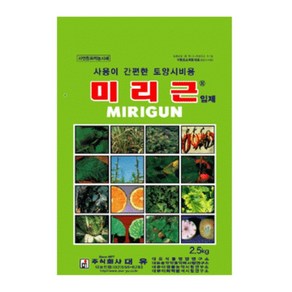 [좋은농자재] 대유 미리근 입제(2.5kg) - 꽃눈분화 착과율증진 낙화 낙과경감, 1개