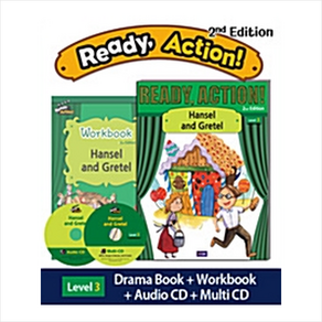 A List Ready Action 3 - Hansel and Getel (Student Book + Wokbook Audio CD Multi-CD 2nd edition) +미니수첩제공