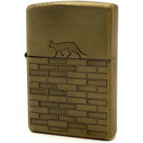 지포 라이터 ZIPPO 2BS-CATW 고양이 황동 새틴 라이타