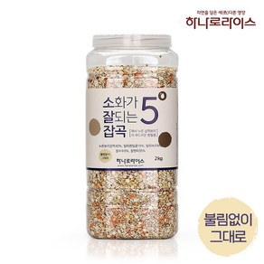 [하나로라이스] 소화가잘되는 부드러운 잡곡 2kg 대용량, 1개