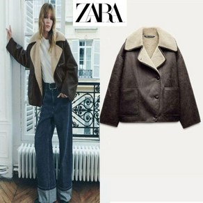 자라 여성 겨울 무스탕 ZW 리버시블 자켓 ZARA