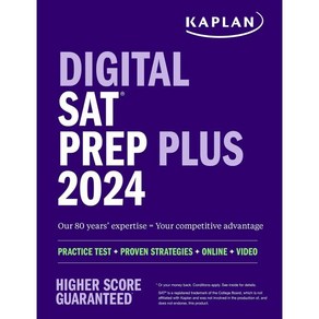 Digital SAT Pep Plus 2024: Includes 1 Realistic Full Length Pactice Test 700+ Pacti..., Kaplan Publishing