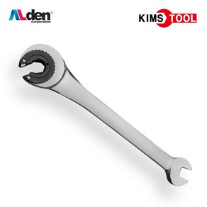 알덴 라쳇식 오픈렌치 8mm~19mm 냉동기어렌치 스패너 매직렌치, G-14 (14mm), 1개
