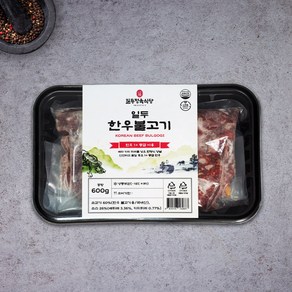 일두 1+ 한우 불고기 소불고기, 600g, 3개