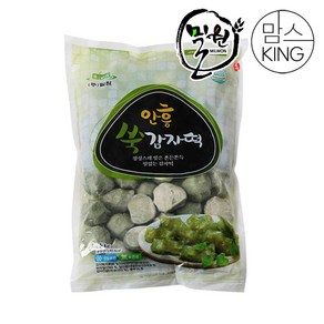 [맘스킹]밀원본가 HACCP 강원도 안흥쑥감자떡 50개내외(1500g), 1.5kg, 1개