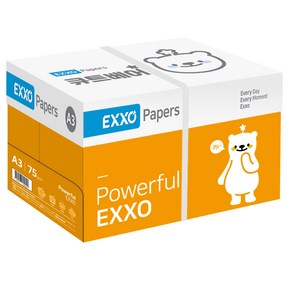 [엑소] 큐트베어 A3 복사용지(A3용지) 75g 2500매 1BOX, 상세 설명 참조, 상세 설명 참조