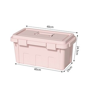 미술도구정리함 화구박스 다꾸정리함 미술도구 물감 수납 보관함 스케치 다용도, 중형 핑크
