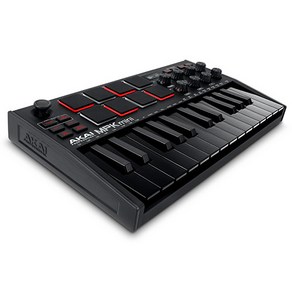 AKAI 아카이 MPK MINI MK3 3세대 마스터키보드, 검정(BK), 1개