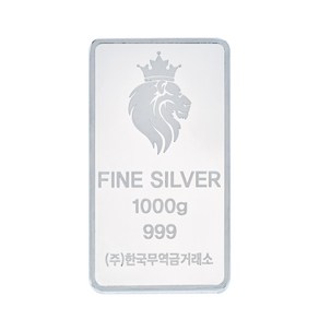 한국무역금거래소 프레스 실버바 1000g 999