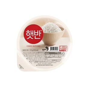 햇반 백미밥, 210g, 36개