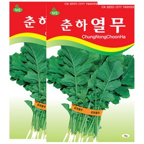 세인화분 춘하 열무 15g, 2개