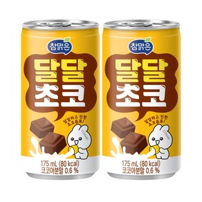 참맑은 달달초코 초코음료 코코아 캔음료, 60개, 175ml