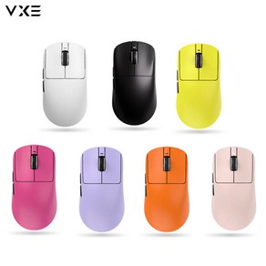 [성의샵] VGN VXE시리즈 무선 경량화 게이밍 마우스 R1-SE/R1-SE PLUS/R1/R1-PRO/R1-PRO MAX 버전/PAW3395게임전용 마우스, 화이트, R1-PRO모델